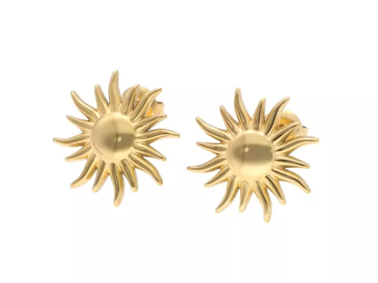 U1Y14 KOLCZYKI STAL CHIRURGICZNA 1 PARA