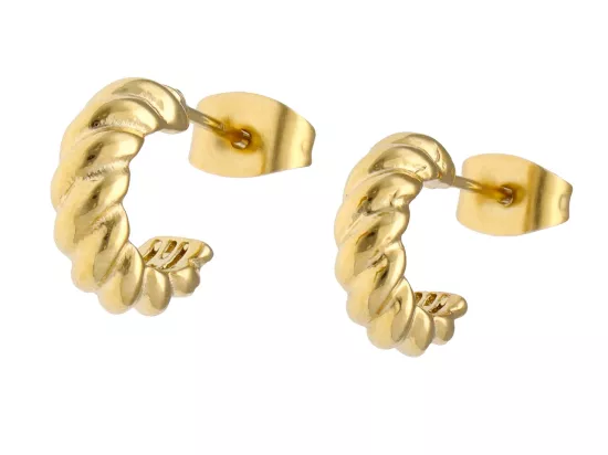 U1W56 KOLCZYKI STAL CHIRURGICZNA 1 PARA