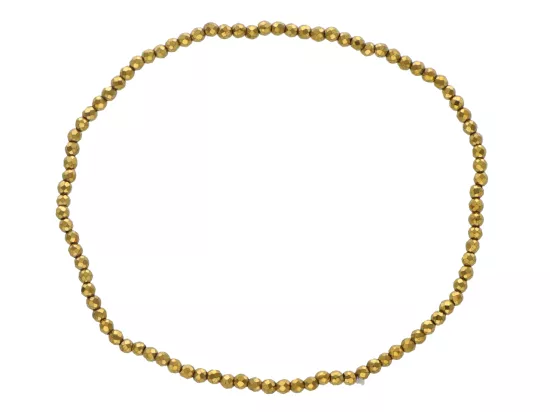 R2X00 BRANSOLETKA HEMATYT KULE FASETOWANE 2 mm