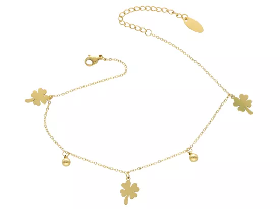 R3T68 BRANSOLETKA NA NOGĘ ZE STALI CHIRURGICZNEJ