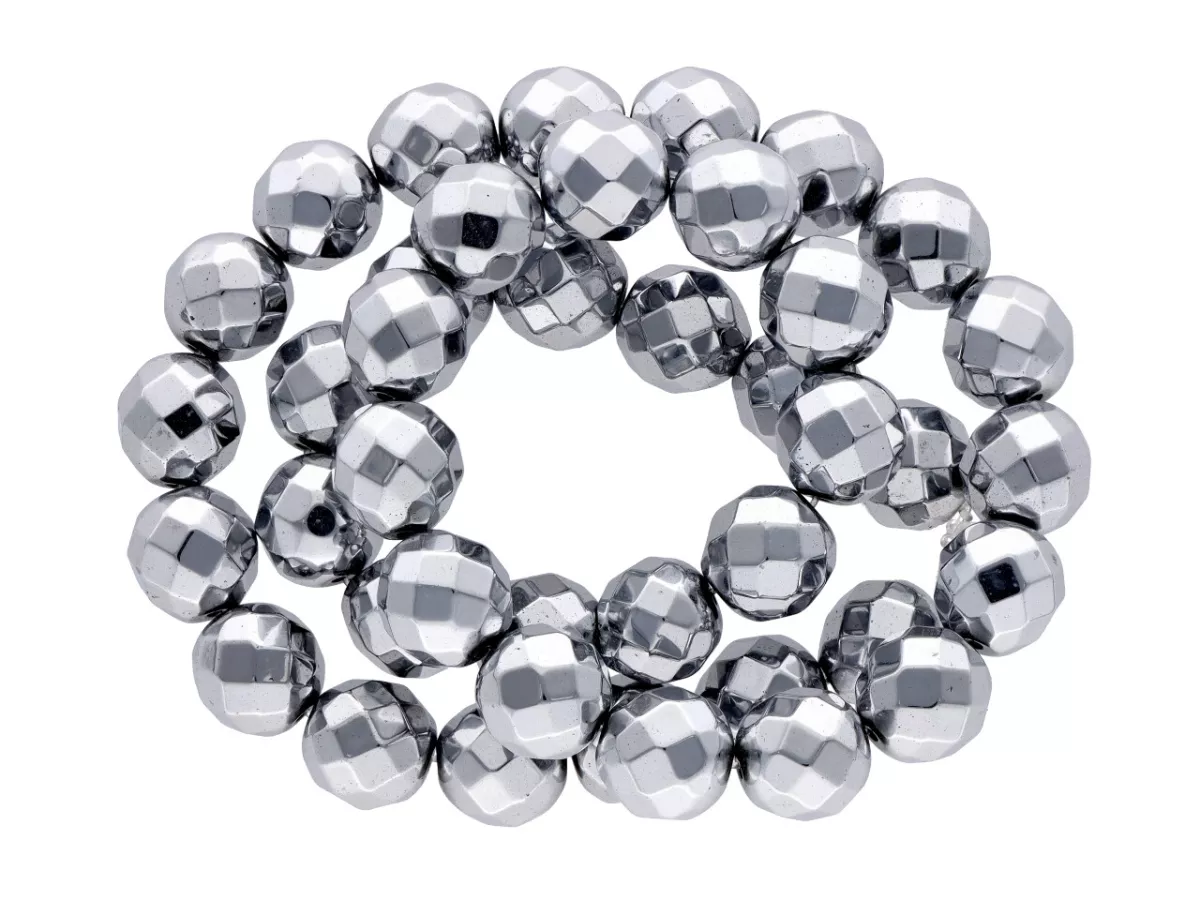 K6S77 HEMATYT KULE FASET. 10 mm - 1 SZNUR