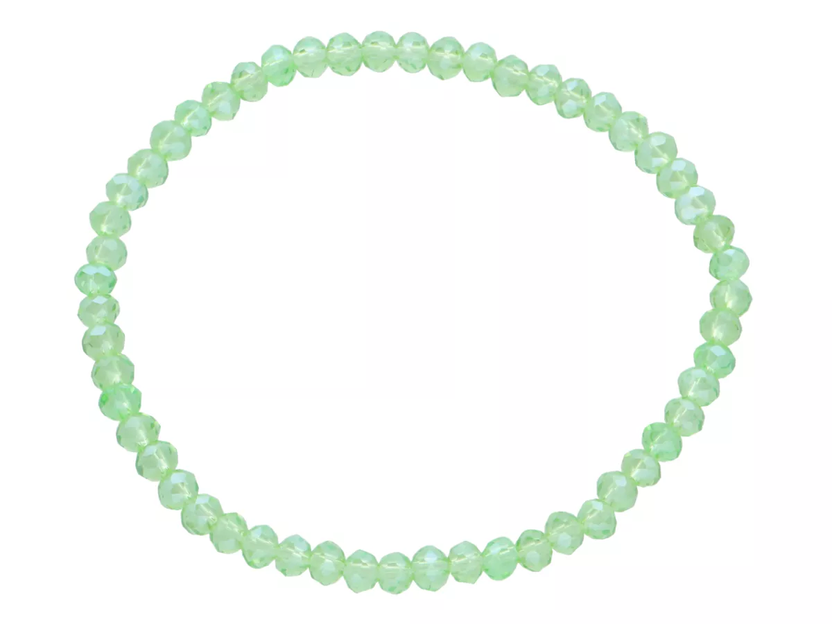 R4F48 BRANSOLETKA KRYSZTAŁKI 4,5 mm NA GUMCE