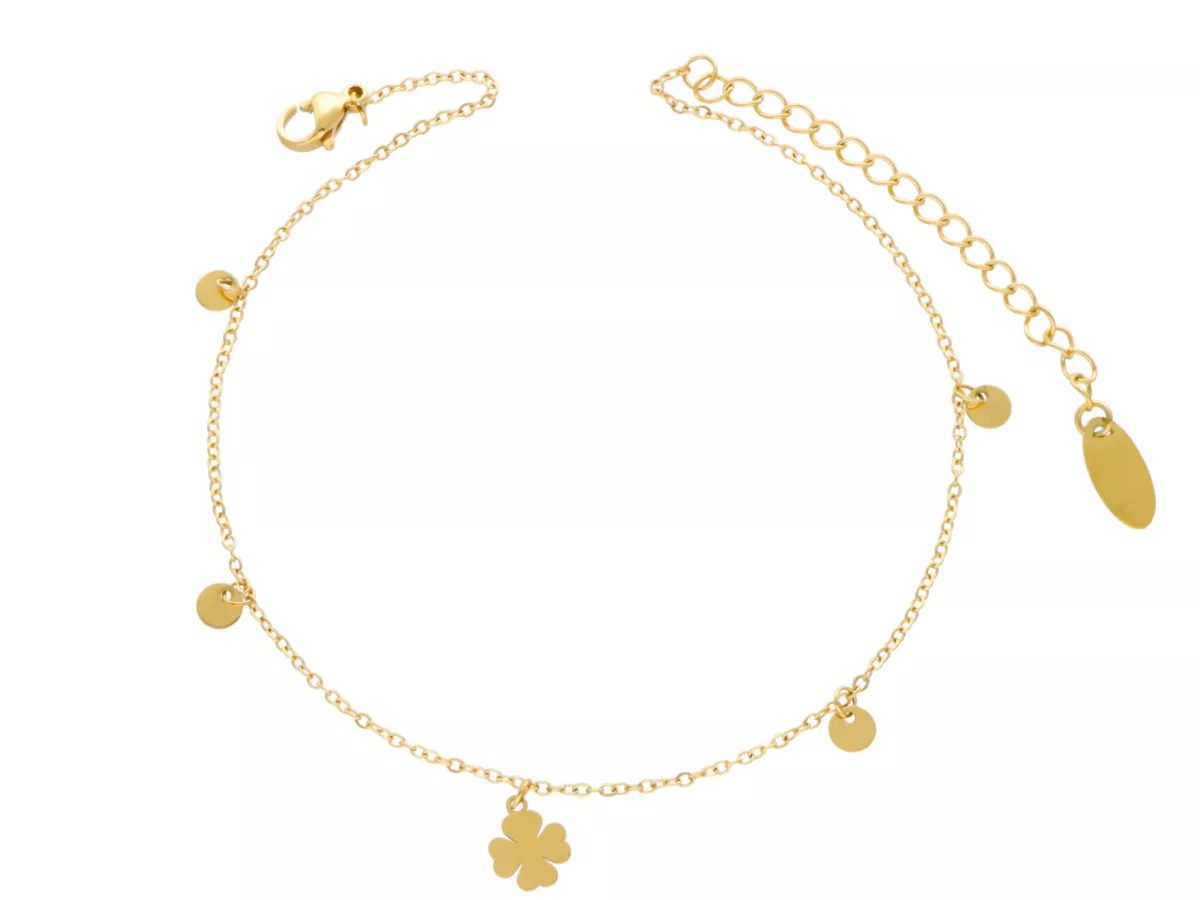 R3N12 BRANSOLETKA NA NOGĘ ZE STALI CHIRURGICZNEJ