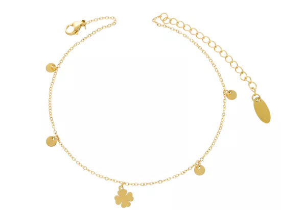 R3N12 BRANSOLETKA NA NOGĘ ZE STALI CHIRURGICZNEJ