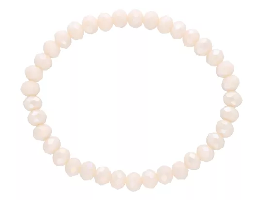 R2T06 BRANSOLETKA KRYSZTAŁKI 6 mm NA GUMCE