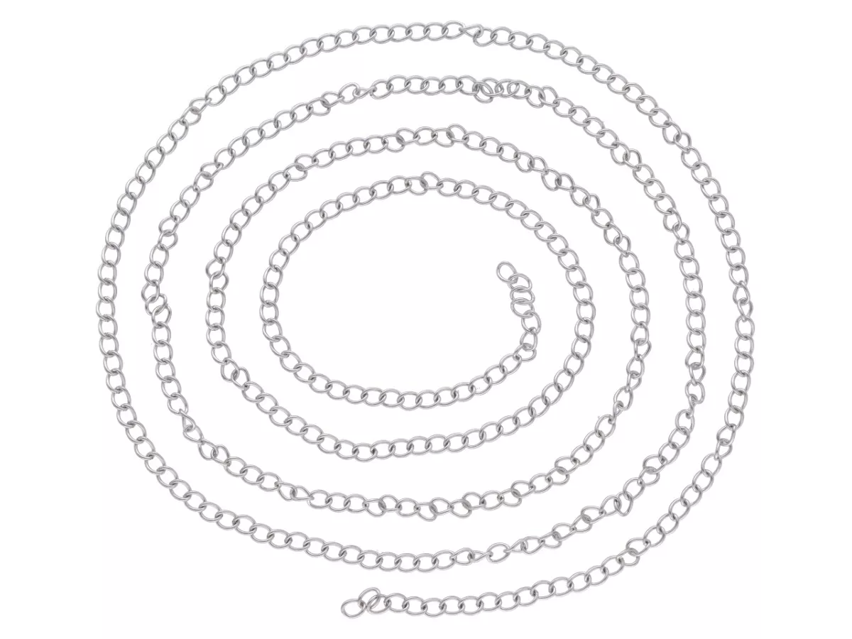 P5W78 ŁAŃCUSZEK OZDOBNY STAL CHIRURGICZNA 3/4 mm - 1 metr
