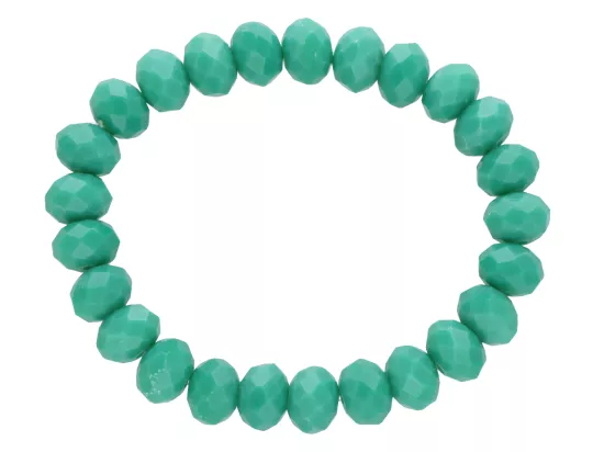 R2B40 BRANSOLETKA KRYSZTAŁKI 10 mm NA GUMCE