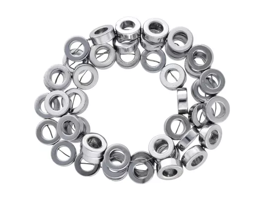 K6T66H HEMATYT KÓŁKA 9 mm - 5 SZNURÓW - ZESTAW