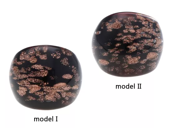 R4L23 PIERŚCIONEK SZKŁO WENECKIE