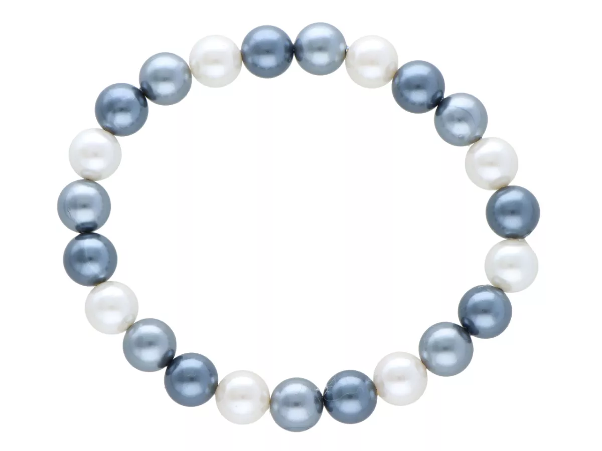 R2R83 BRANSOLETKA PERŁA MAJORKA KULE 8,5 mm