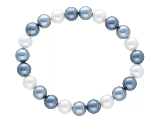 R2R83 BRANSOLETKA PERŁA MAJORKA KULE 8,5 mm