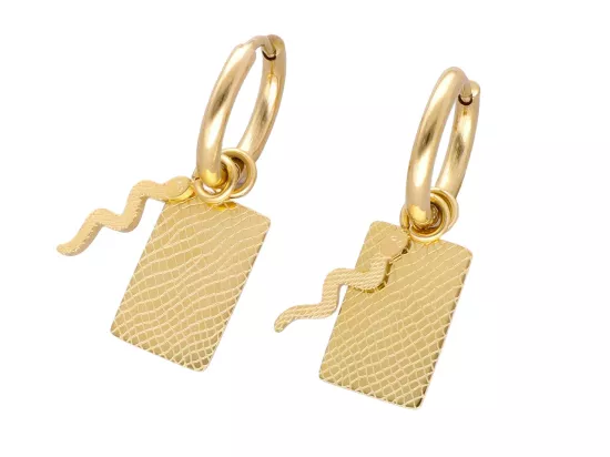 U1N53 KOLCZYKI STAL CHIRURGICZNA 1 PARA