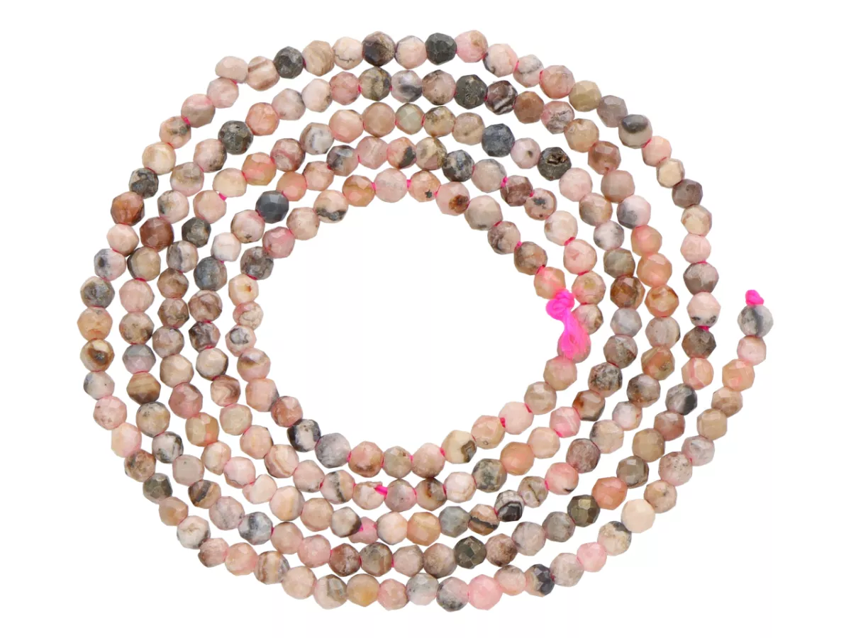 K7B30 RODONIT KULE FASETOWANE 2 mm - 1 SZNUR