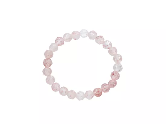 R3B69 PIERŚCIONEK CZERWONY RUBIN KULE FASETOWANE 2,5 mm