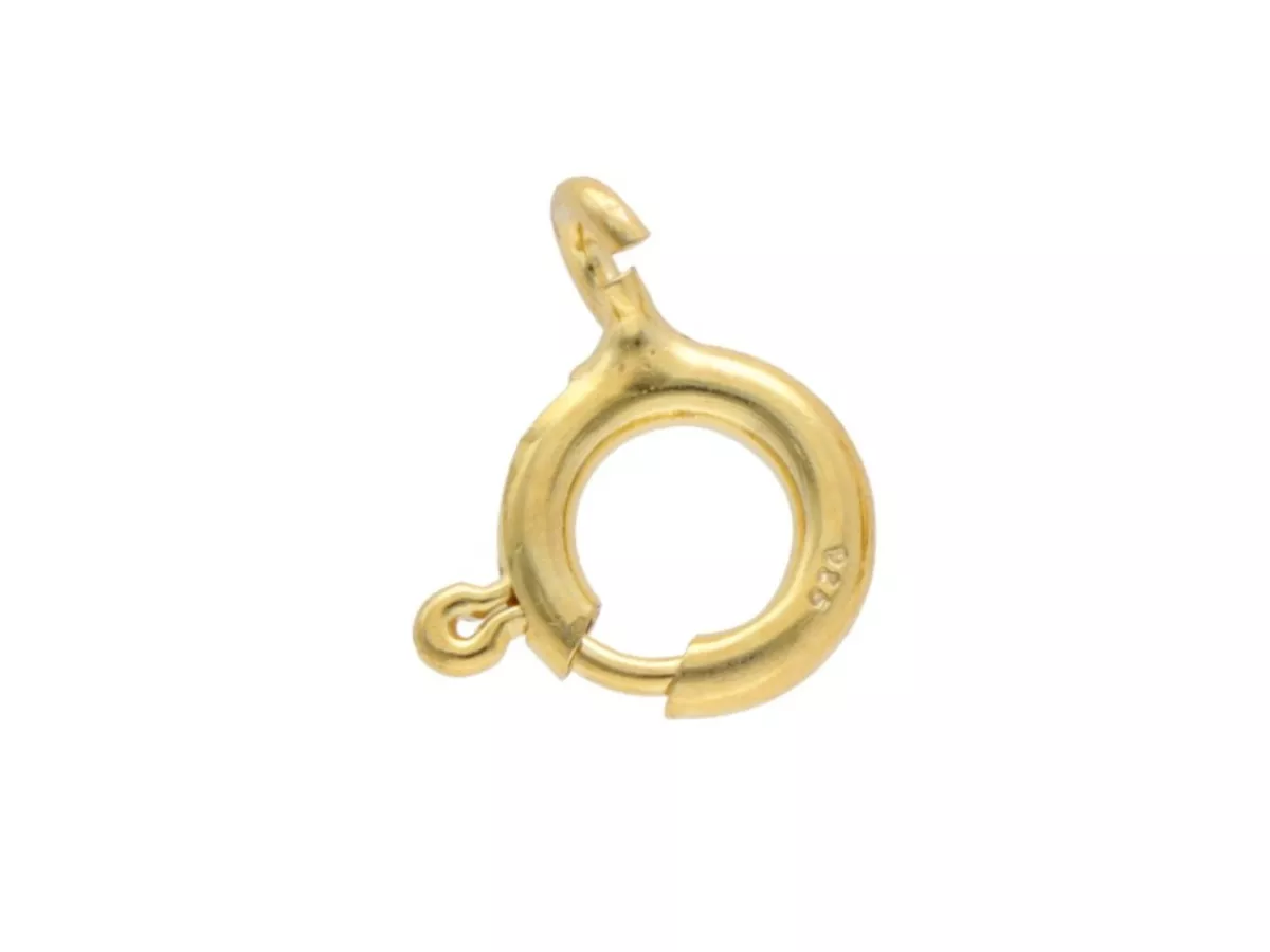 P3L09 ZAPIĘCIE FEDERING 8 mm SREBRO 925 POZŁACANE - 1 SZTUKA