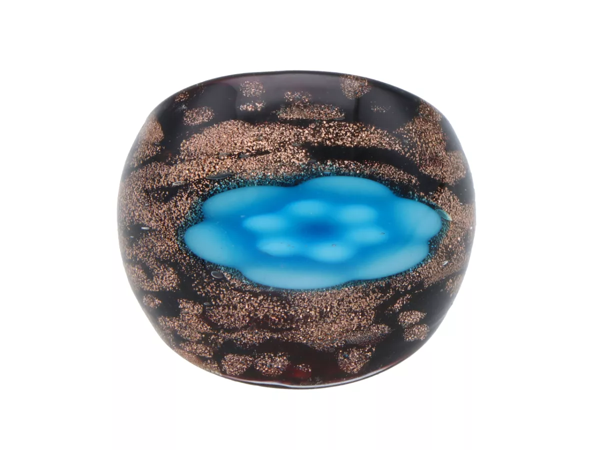 R4L42 PIERŚCIONEK SZKŁO WENECKIE