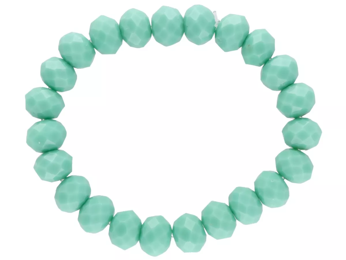 R2R14 BRANSOLETKA KRYSZTAŁKI 10 mm NA GUMCE