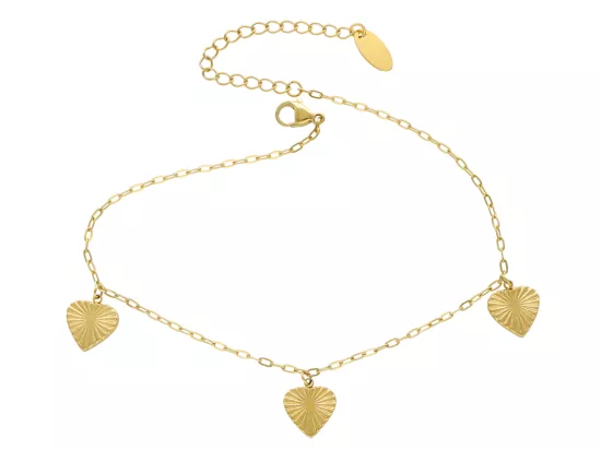 R3X15 BRANSOLETKA NA NOGĘ ZE STALI CHIRURGICZNEJ