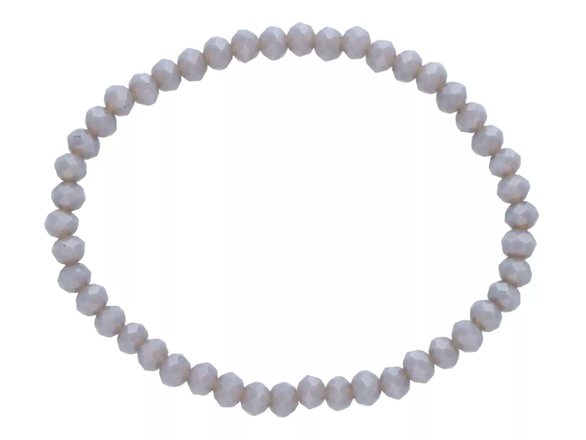 R4C77 BRANSOLETKA KRYSZTAŁKI 4,5 mm NA GUMCE