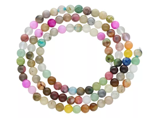 K7O18 MIX KAMIENI KULE 4 mm - 1 SZNUR