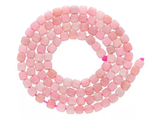 K7L79 RODONIT KOSTKI FASETOWANE 3,5/3,5 mm - 1 SZNUR