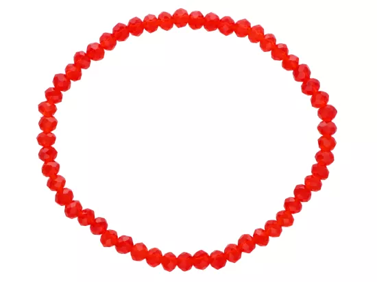 R1S70 BRANSOLETKA KRYSZTAŁKI NA GUMCE 4,5 mm