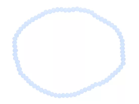 R3U45 BRANSOLETKA KRYSZTAŁKI 2,5 mm NA GUMCE