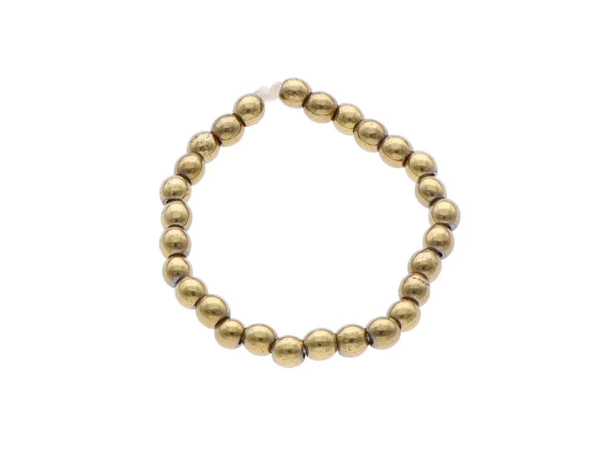 R3B88 PIERŚCIONEK HEMATYT KULE 2 mm