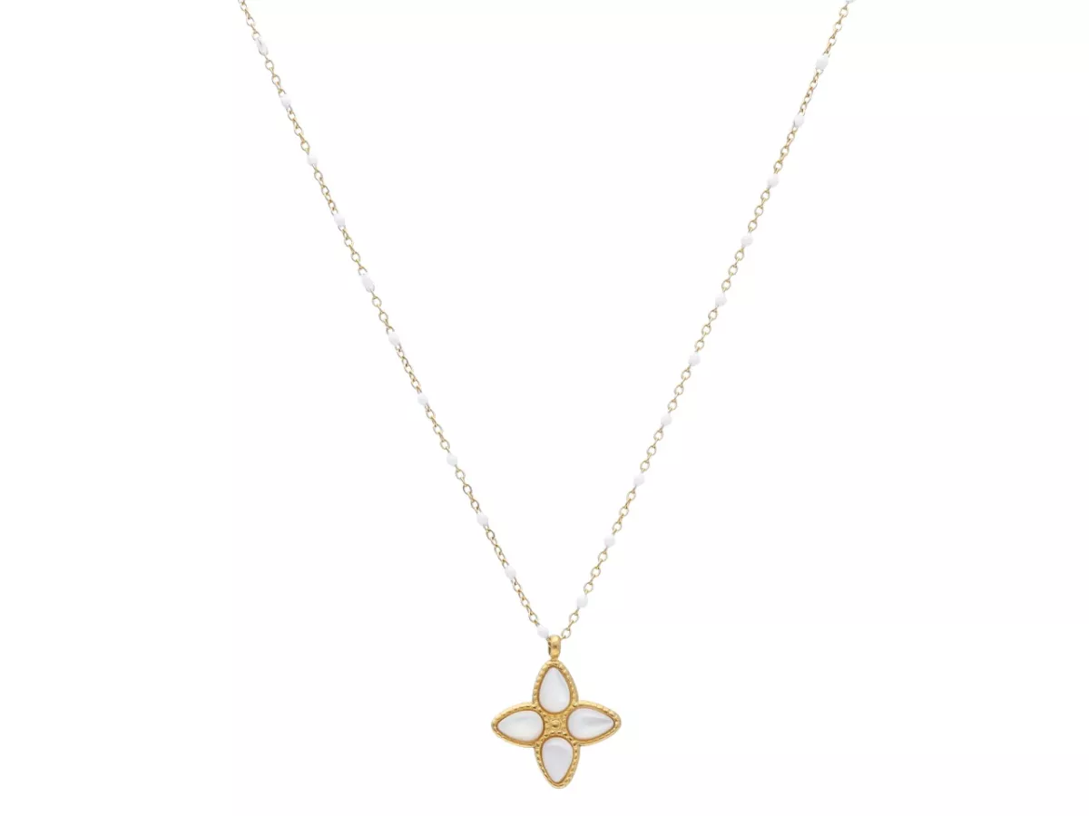 N3O68 NASZYJNIK MASA PERŁOWA I STAL CHIRURGICZNA