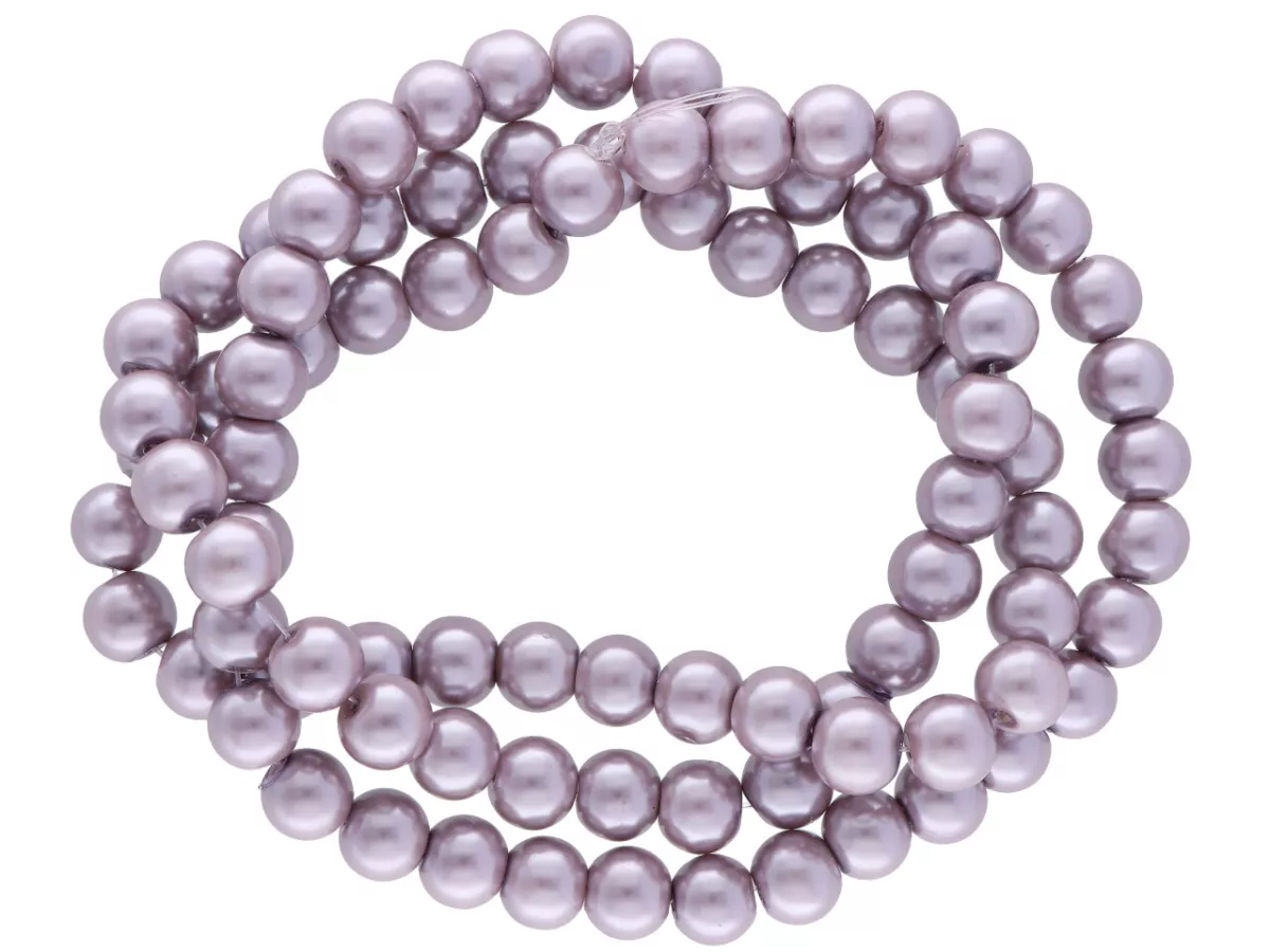 P1F29 PERŁY SZKLANE 10 mm - 1 SZNUR