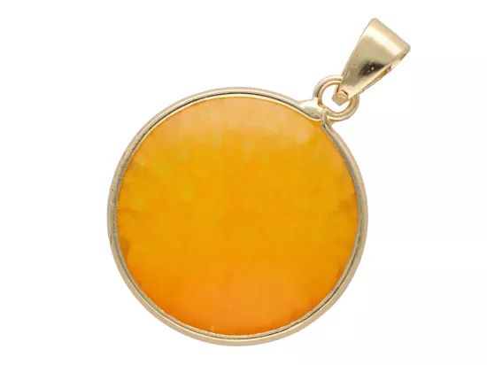 W2H80 WISIOR ZAWIESZKA AGAT POMARAŃCZOWY