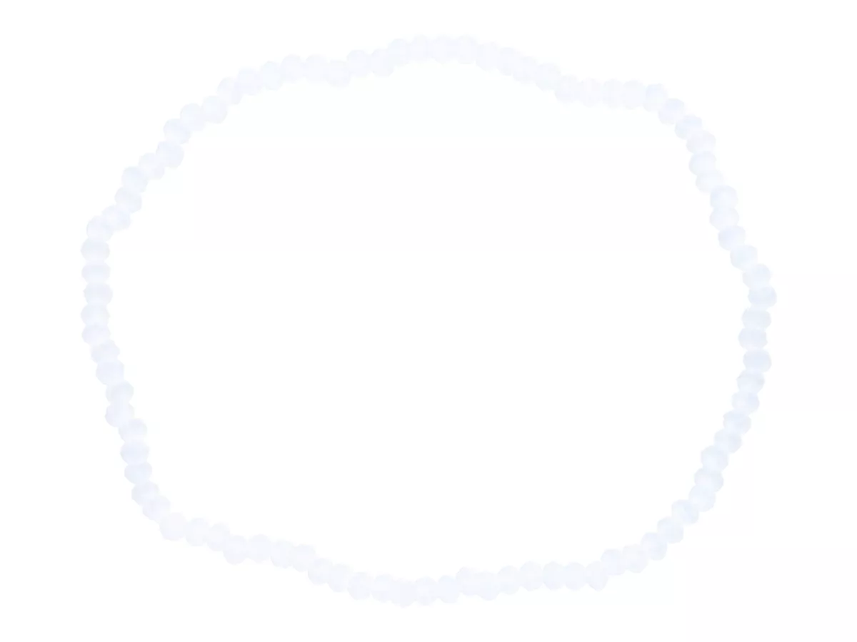 R4B68 BRANSOLETKA KRYSZTAŁKI 2,5 mm NA GUMCE