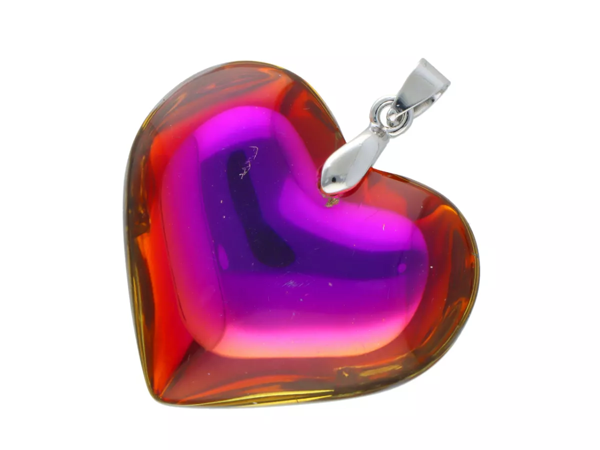 W2Y33 WISIOR ZAWIESZKA SZKŁO SERCE