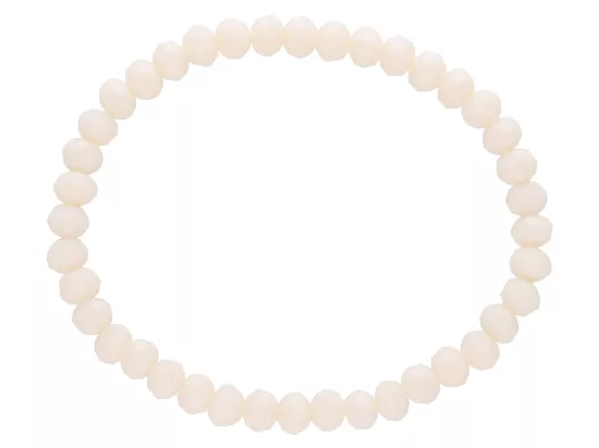 R2J10 BRANSOLETKA KRYSZTAŁKI 6 mm NA GUMCE