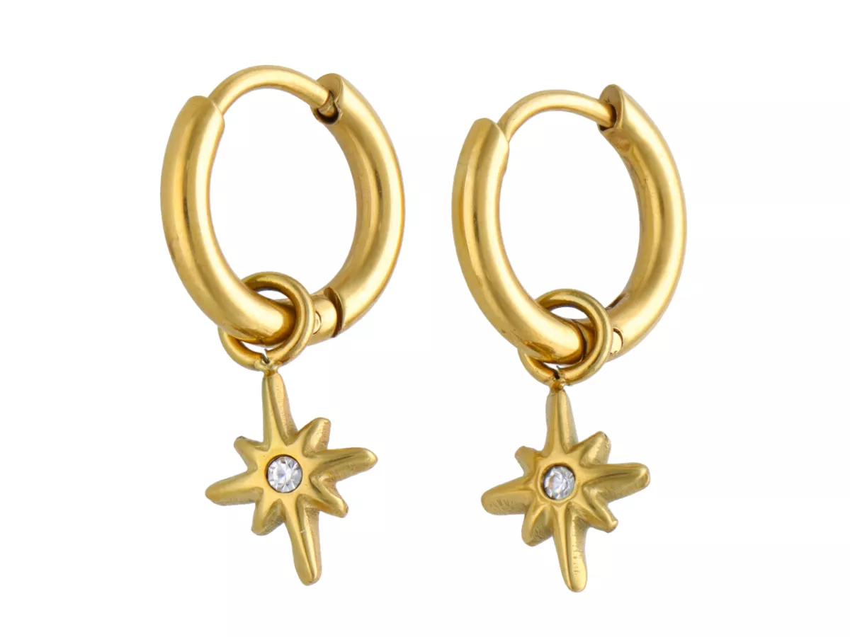 U1U18 KOLCZYKI STAL CHIRURGICZNA 1 PARA