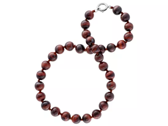 N1Y77. NASZYJNIK BAWOLE OKO KULE 12 mm