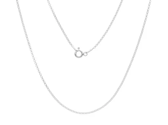 P3L00 ŁAŃCUSZEK ROLO 45 cm SREBRO 925