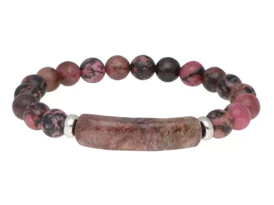 R5B63 BRANSOLETKA RODONIT KULE 8,5 mm