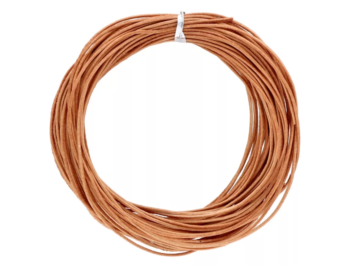 L3J68 RZEMIEŃ SKÓRZANY 1 mm - 10 metrów