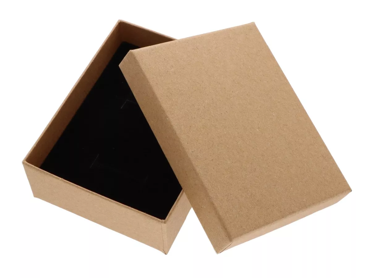 O1H58H PUDEŁKO EKO NA BIŻUTERIĘ 7/9 cm 12 SZTUK - HURT