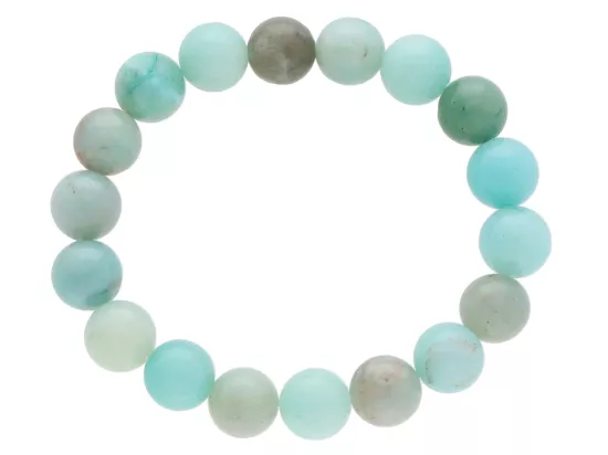 R2C60 BRANSOLETKA AMAZONIT KULE 10,5 mm