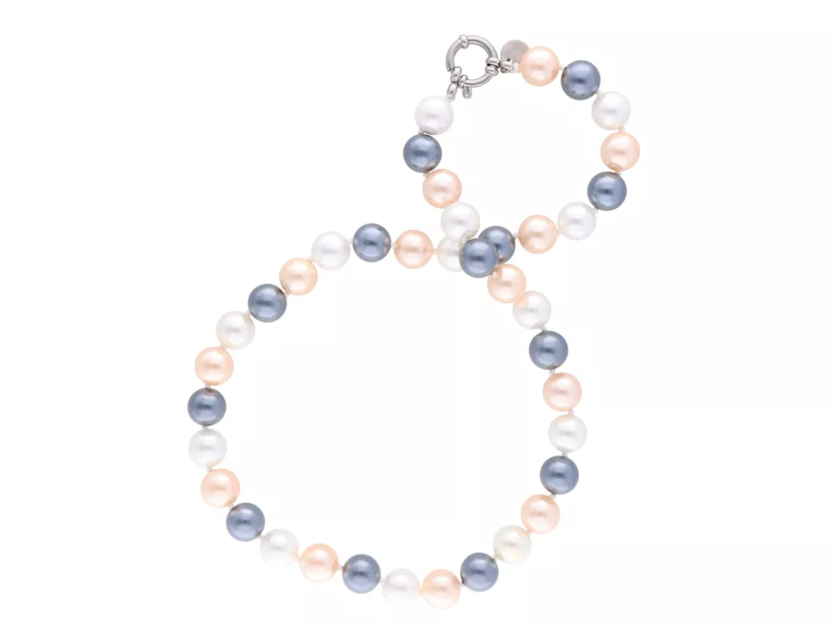 N2J84 NASZYJNIK PERŁA MAJORKA