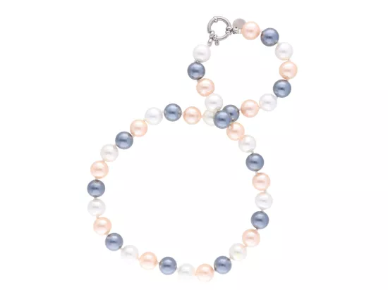 N2J84 NASZYJNIK PERŁA MAJORKA