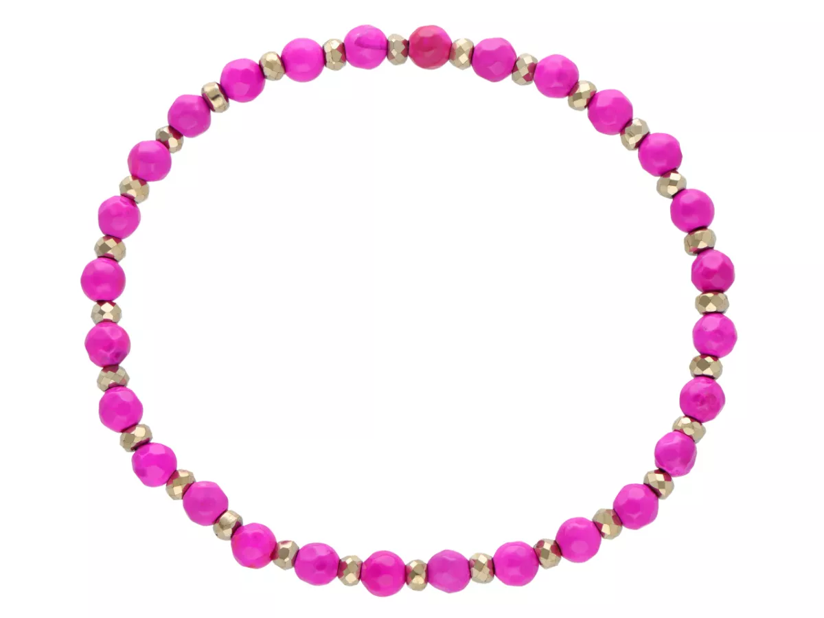 R5B14 BRANSOLETKA AGAT I HEMATYT