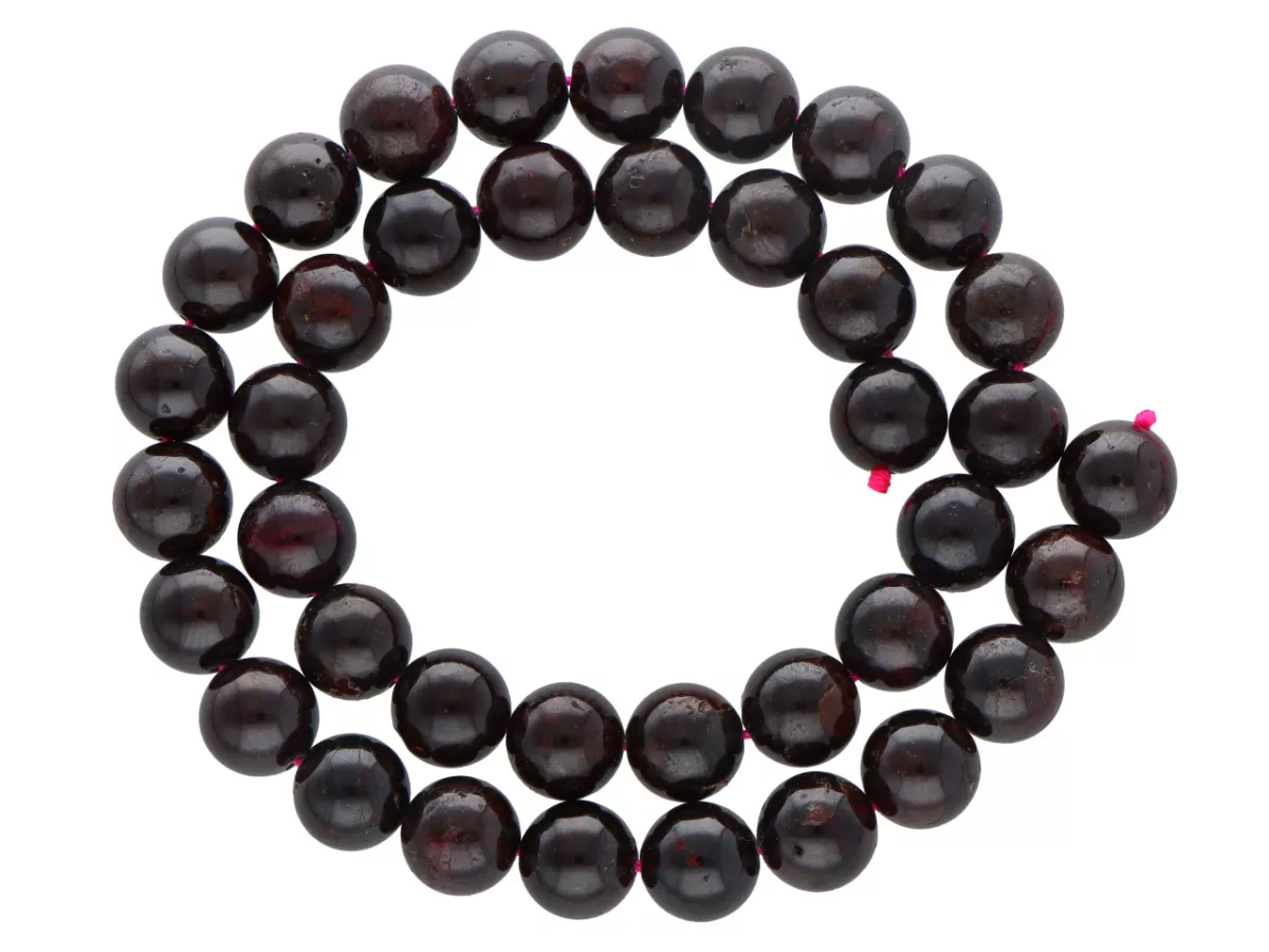 K5P88 GRANAT KULE 10 mm - 1 SZNUR