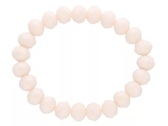 R4H10 BRANSOLETKA KRYSZTAŁKI 10 mm NA GUMCE