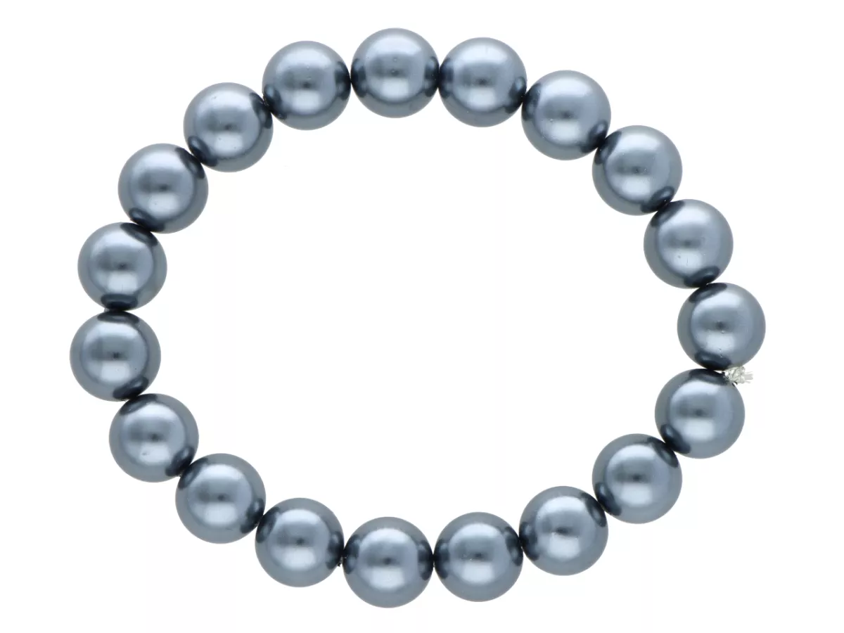 R2R88 BRANSOLETKA PERŁA MAJORKA KULE 10 mm