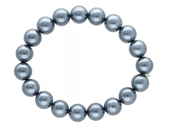 R2R88 BRANSOLETKA PERŁA MAJORKA KULE 10 mm