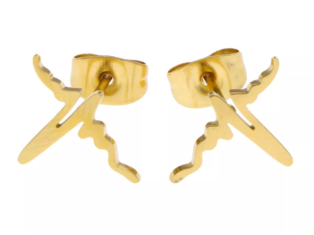 U1N17 KOLCZYKI STAL CHIRURGICZNA 1 PARA