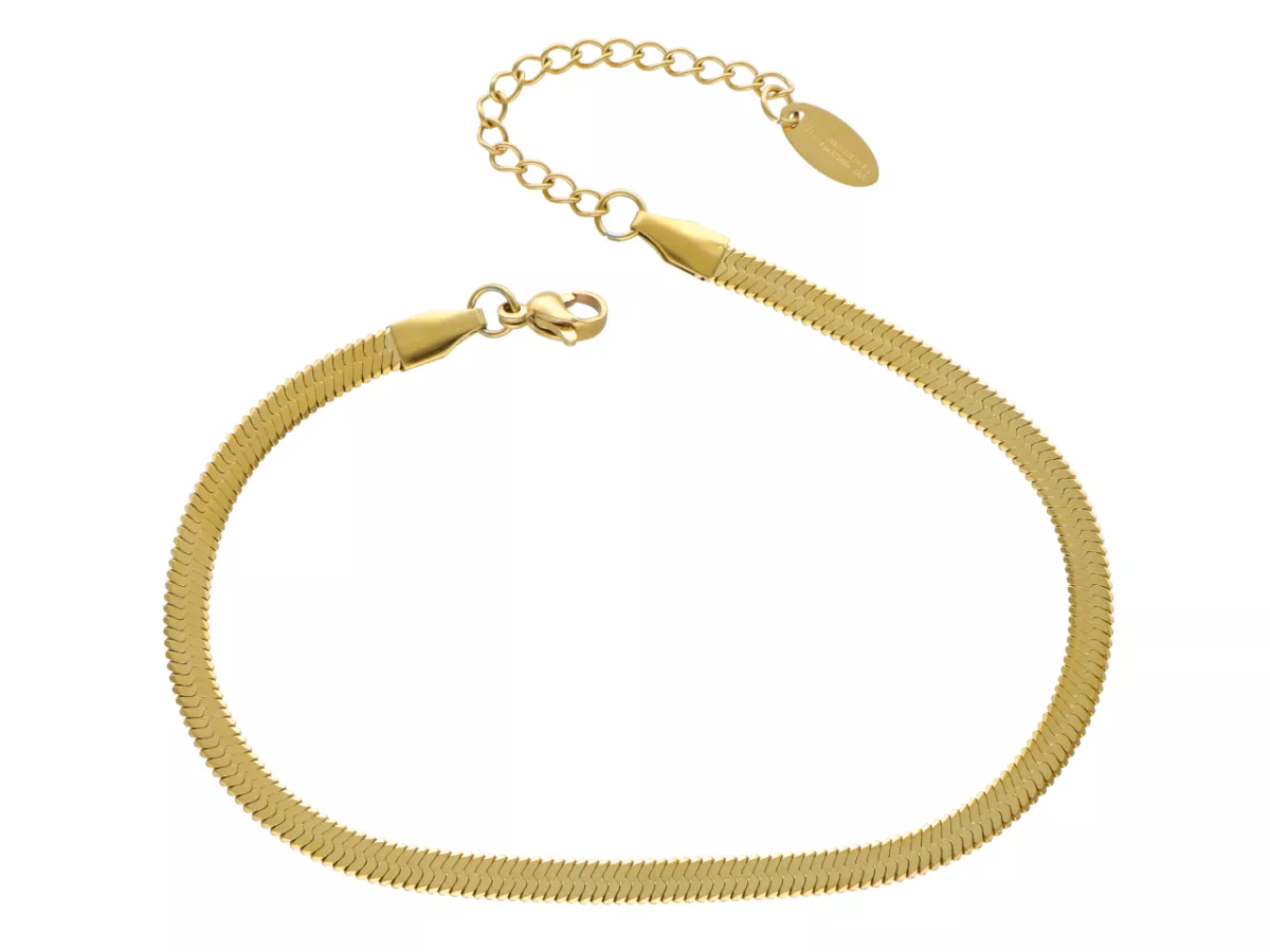 R3X19 BRANSOLETKA NA NOGĘ ZE STALI CHIRURGICZNEJ